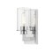Z-Lite Savannah 1 Light Wall Sconce, Chrome & Clear 462-1S-CH - alternate 2